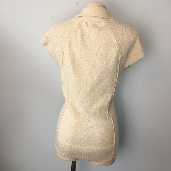 ANTHROPOLOGIE Kenji Beige Sweater Short Sleeve S - Picture 5 of 8